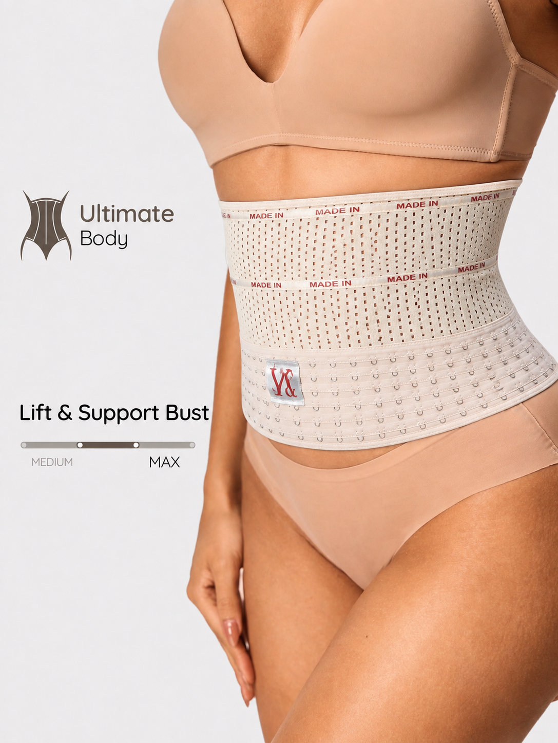 Lisvee Waist Slimming Belt – Adjustable Tummy Control Shaper